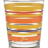 15 oz. Fiesta® Sienna Sunset Stripes Tapered Double Old Fashion – Set of 4|Fiesta Factory Direct Clearance
