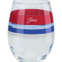 Americana 15 oz. Edgeline Stemless Wine – Set of 4|Fiesta Factory Direct Outlet