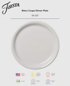 Bistro Coupe 10 1/2 Inch Dinner Plate Foundry|Fiesta Factory Direct Clearance