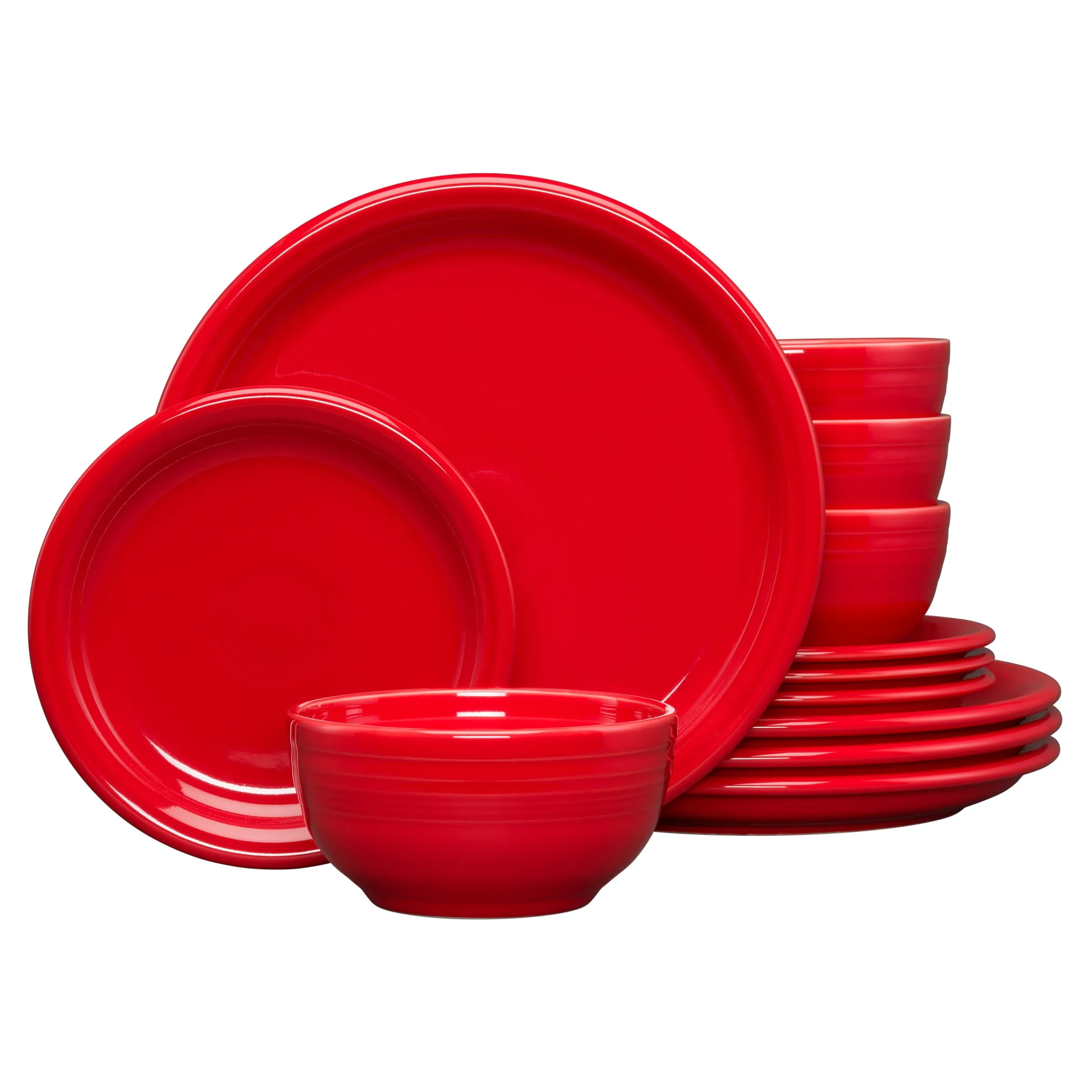 Bistro Coupe 12-Piece Dinnerware Set, Service for 4|Fiesta Factory Direct Hot