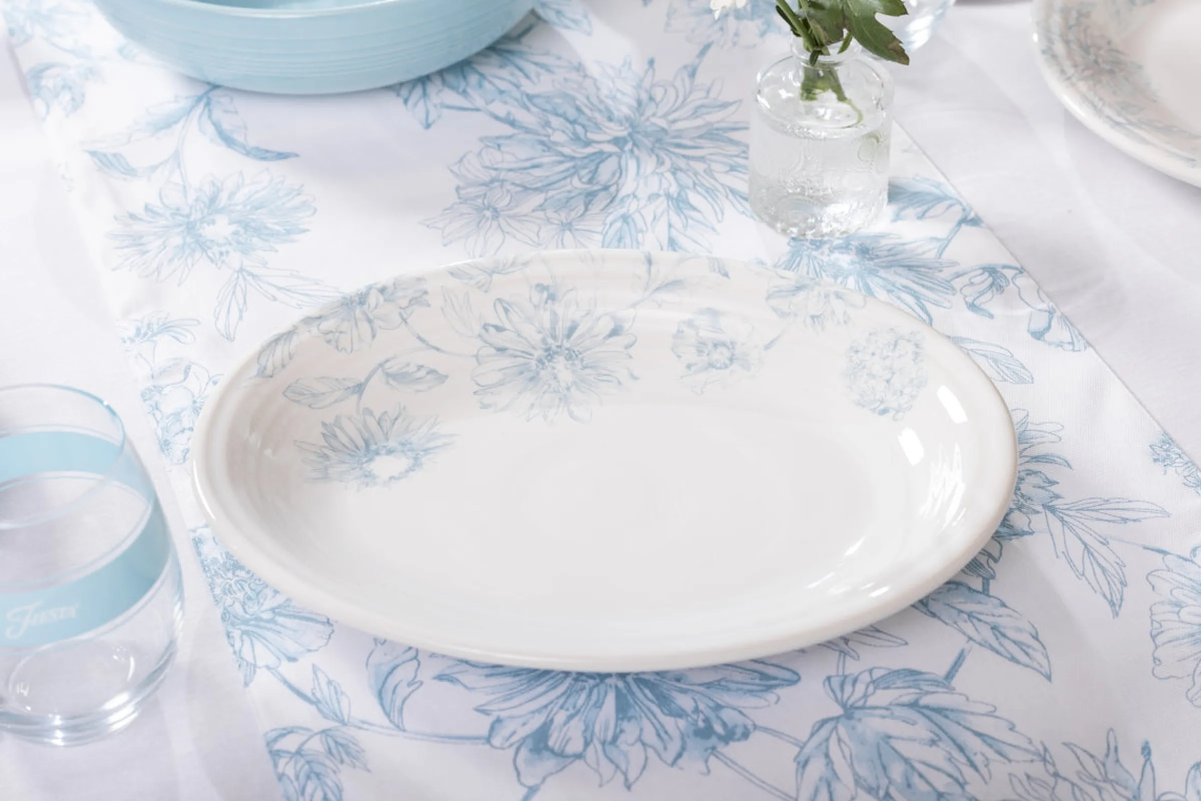 Botanical Floral 11 5/8 Inch Medium Oval Serving Platter|Fiesta Factory Direct Sale