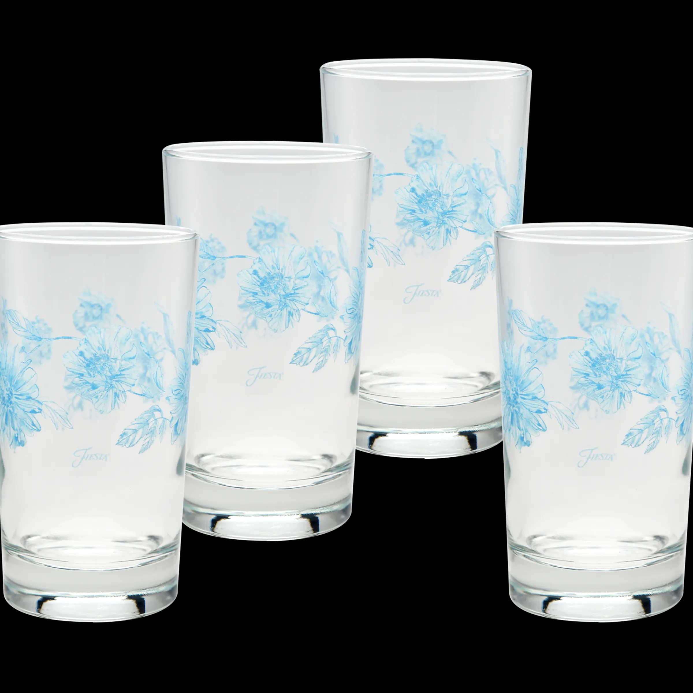 Botanical Floral 7 oz. Floral Juice Glass – Set of 4|Fiesta Factory Direct Hot