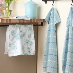 Botanical Floral Kitchen Towel Set of 4|Fiesta Factory Direct Discount