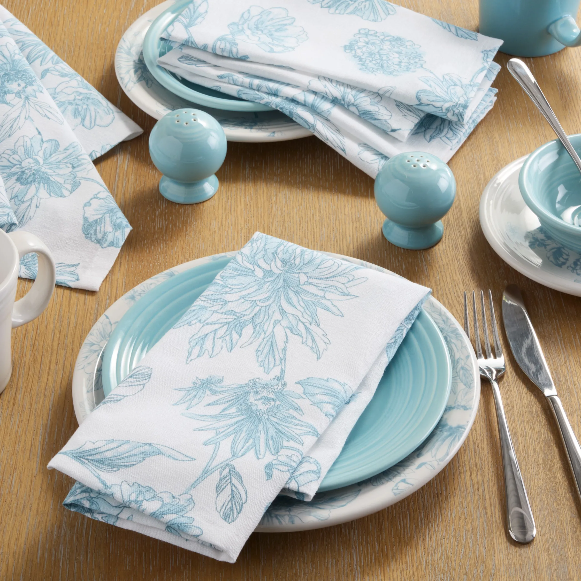 Botanical Floral Napkin Set of 4|Fiesta Factory Direct Hot