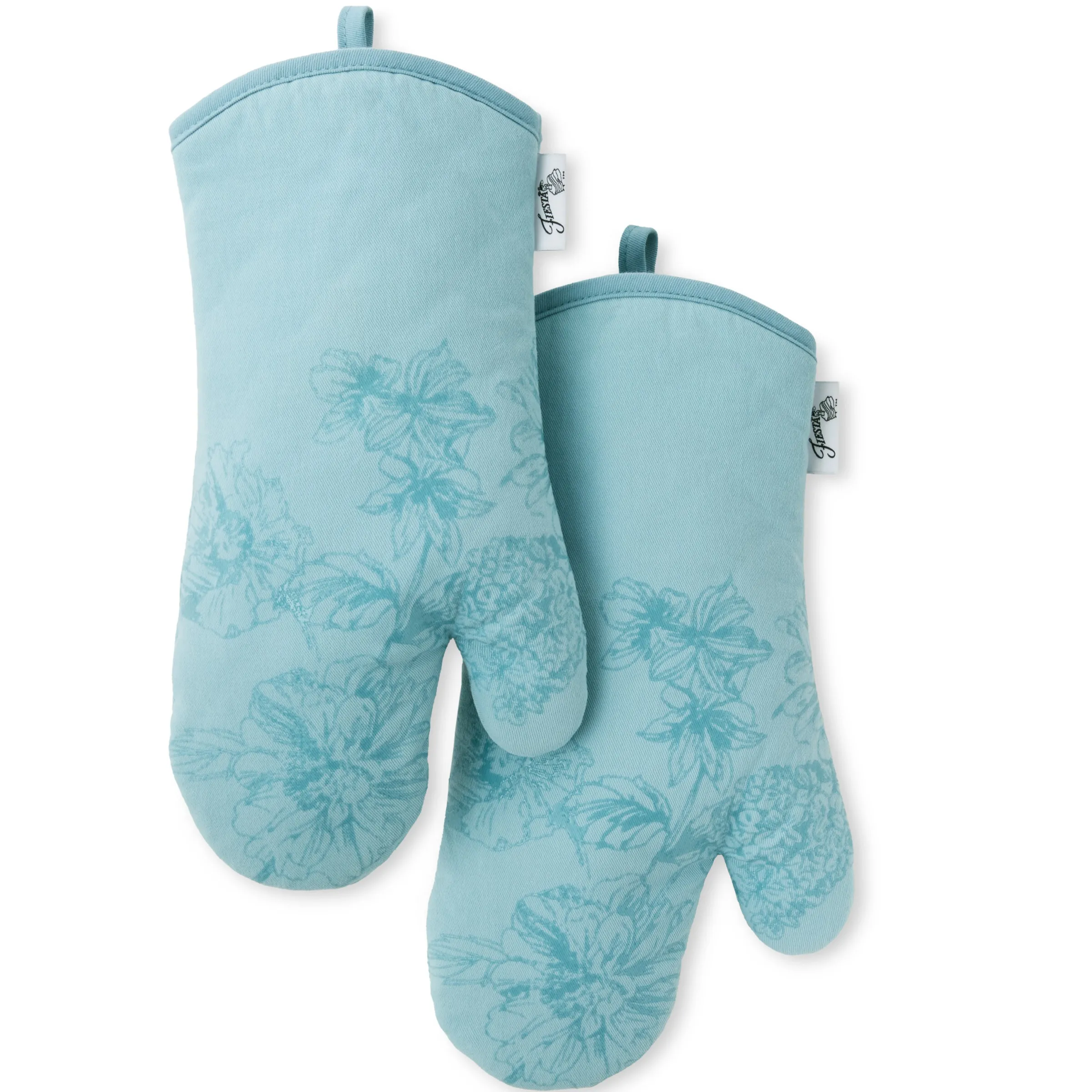 Botanical Floral 4-Pack Oven Mitt Set|Fiesta Factory Direct Hot