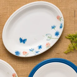 Breezy Floral 11 5/8 Inch Medium Oval Serving Platter|Fiesta Factory Direct