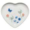 Breezy Floral 9 Inch Heart Shaped Plate|Fiesta Factory Direct Discount