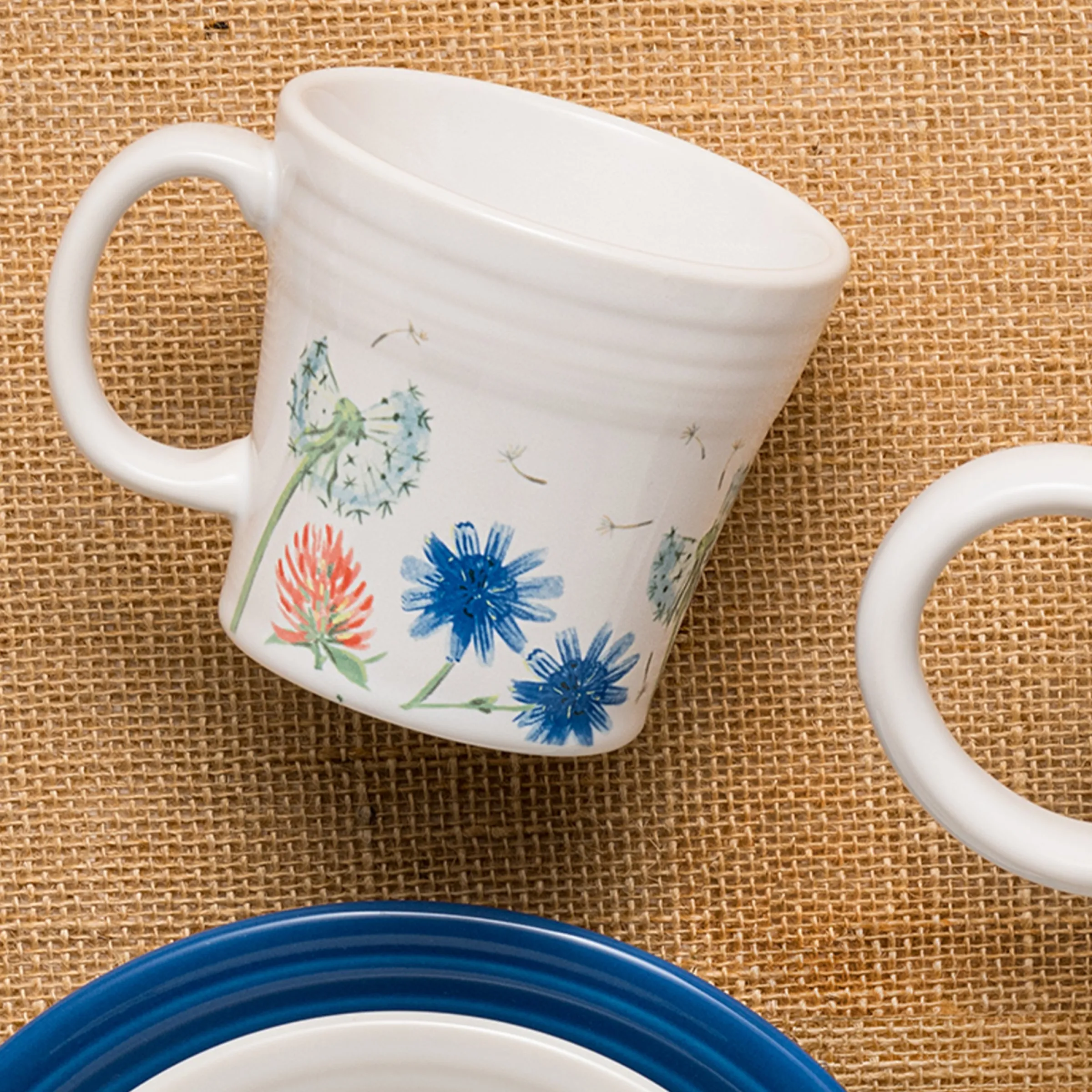 Breezy Floral 15 OZ Tapered Mug|Fiesta Factory Direct Clearance