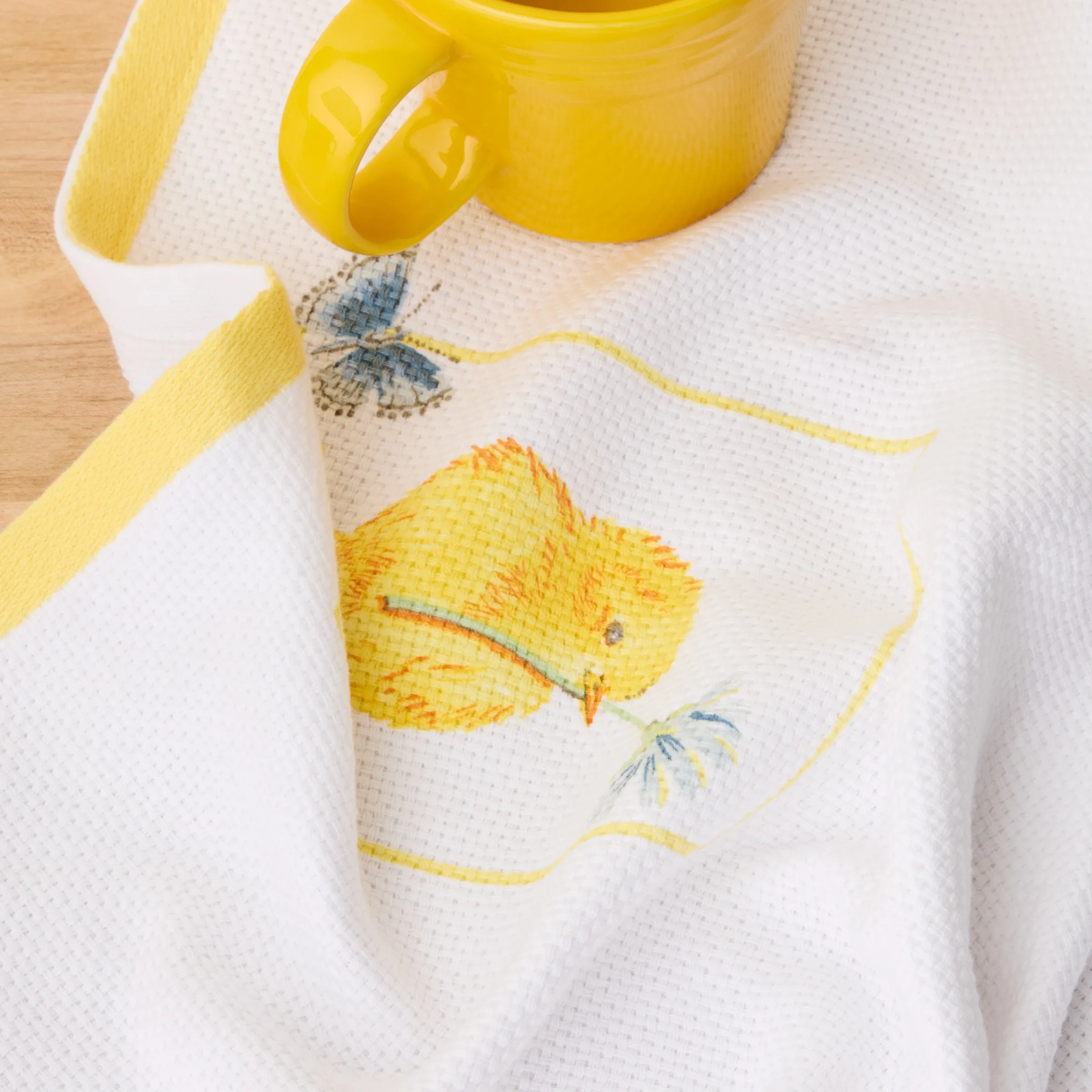Breezy Floral Easter Chick Kitchen Towels 2-Pack Set|Fiesta Factory Direct Outlet