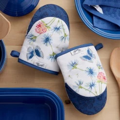Breezy Floral 4-Pack Oven Mitt Set|Fiesta Factory Direct Online