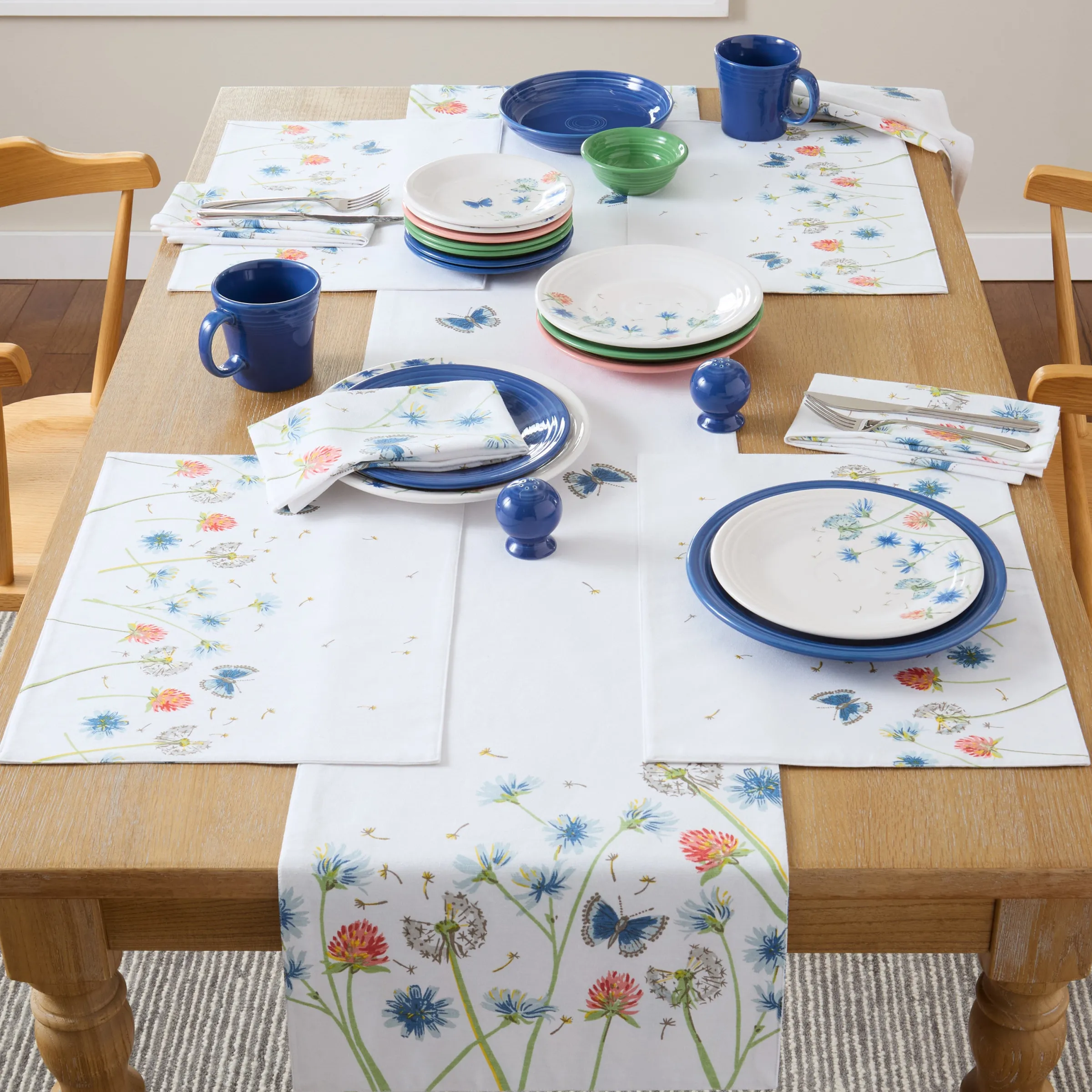 Breezy Floral Placemat Set of 4|Fiesta Factory Direct New