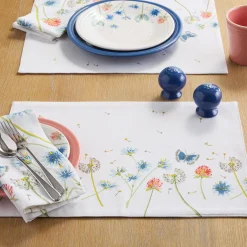 Breezy Floral Placemat Set of 4|Fiesta Factory Direct New