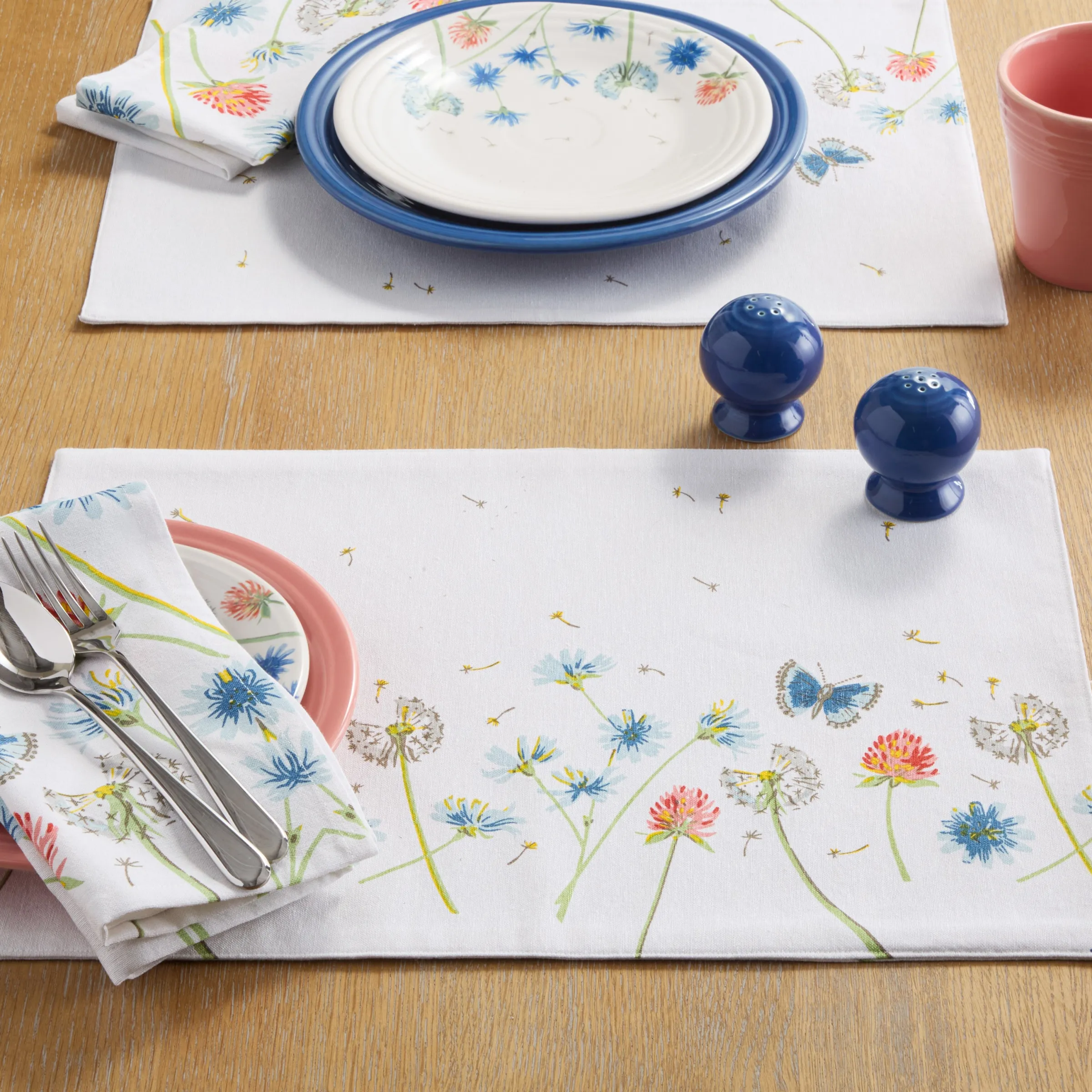 Breezy Floral Placemat Set of 4|Fiesta Factory Direct New