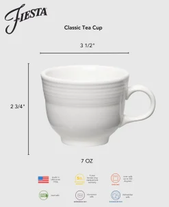 Classic 7 3/4 OZ Tea Cup|Fiesta Factory Direct Clearance
