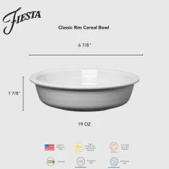 Classic Rim 6 7/8 Inch Cereal Bowl 19 OZ Foundry|Fiesta Factory Direct Outlet