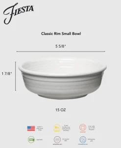 Classic Rim 5 5/8 Inch Small Bowl 15 OZ|Fiesta Factory Direct