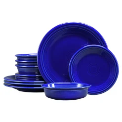 Classic Rim 12-Piece Dinnerware Set, Service for 4|Fiesta Factory Direct Best