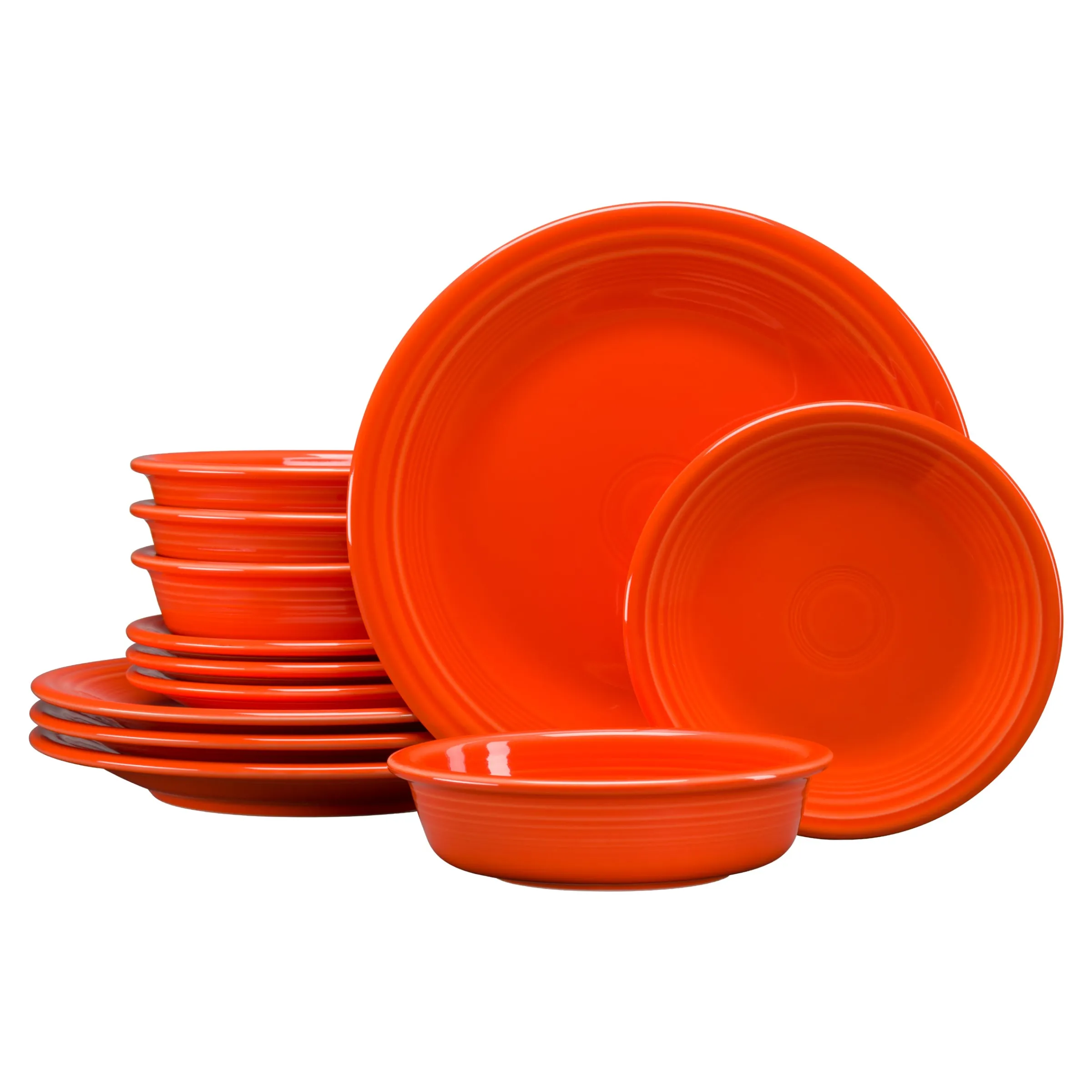 Classic Rim 12-Piece Dinnerware Set, Service for 4|Fiesta Factory Direct Best