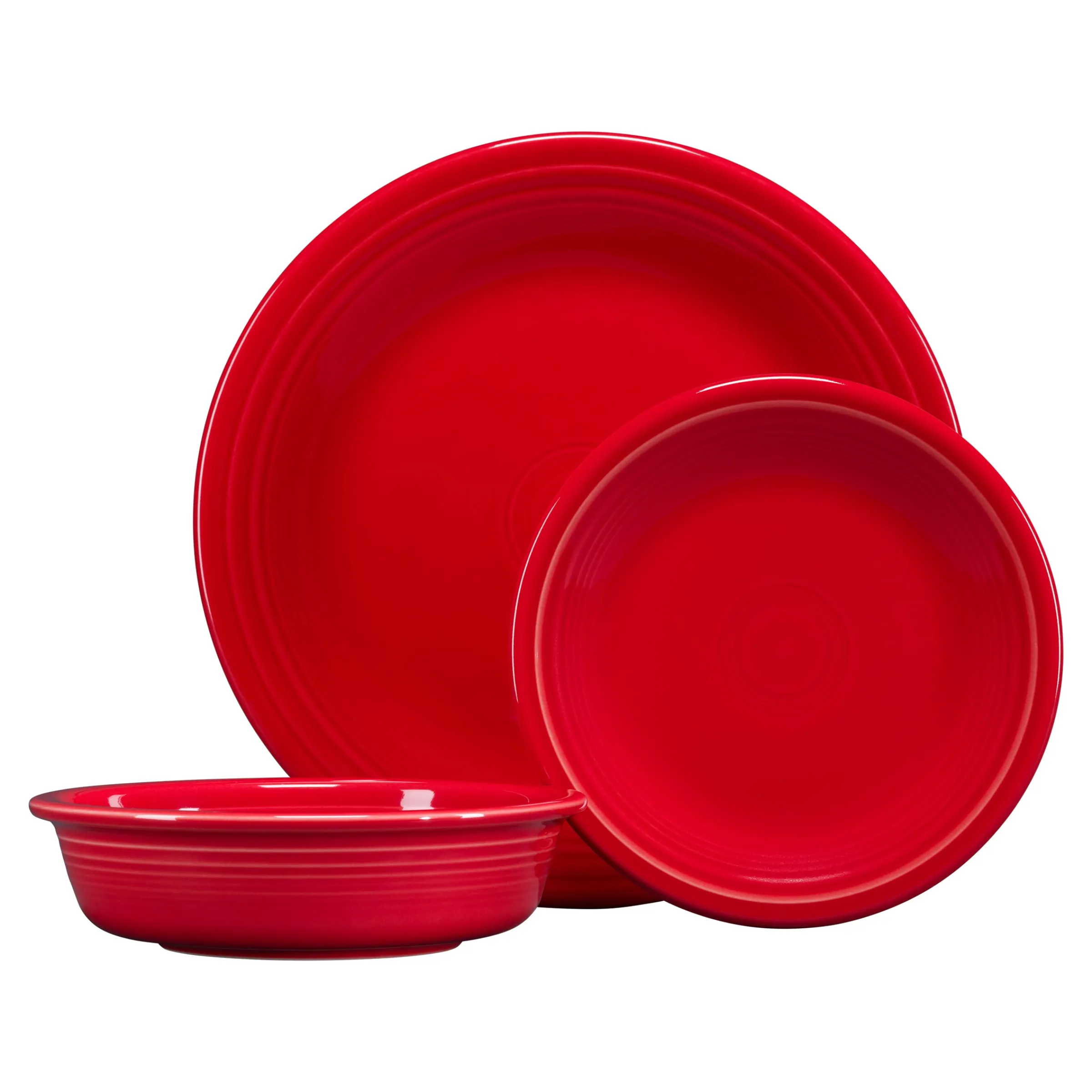 Classic Rim 3-Piece Place Setting, Service for 1|Fiesta Factory Direct Discount