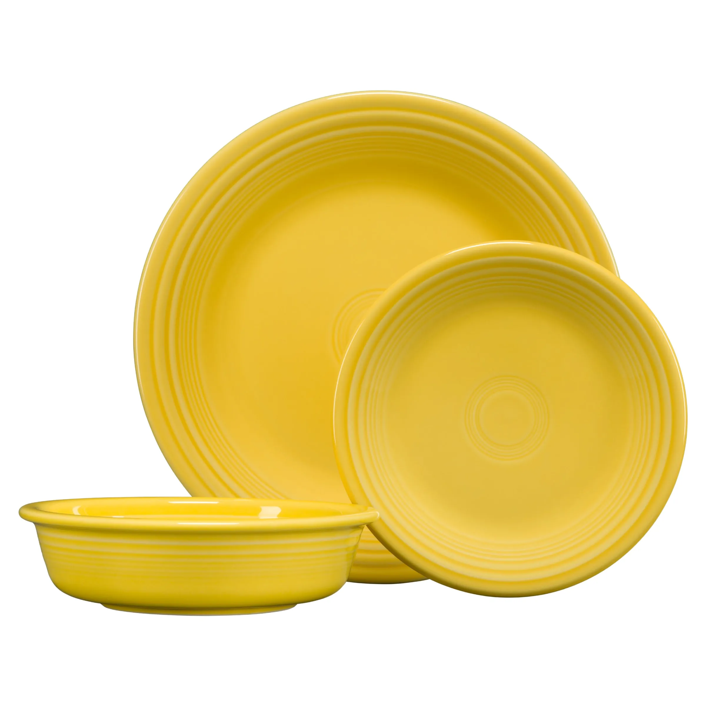 Classic Rim 3-Piece Place Setting, Service for 1|Fiesta Factory Direct Discount