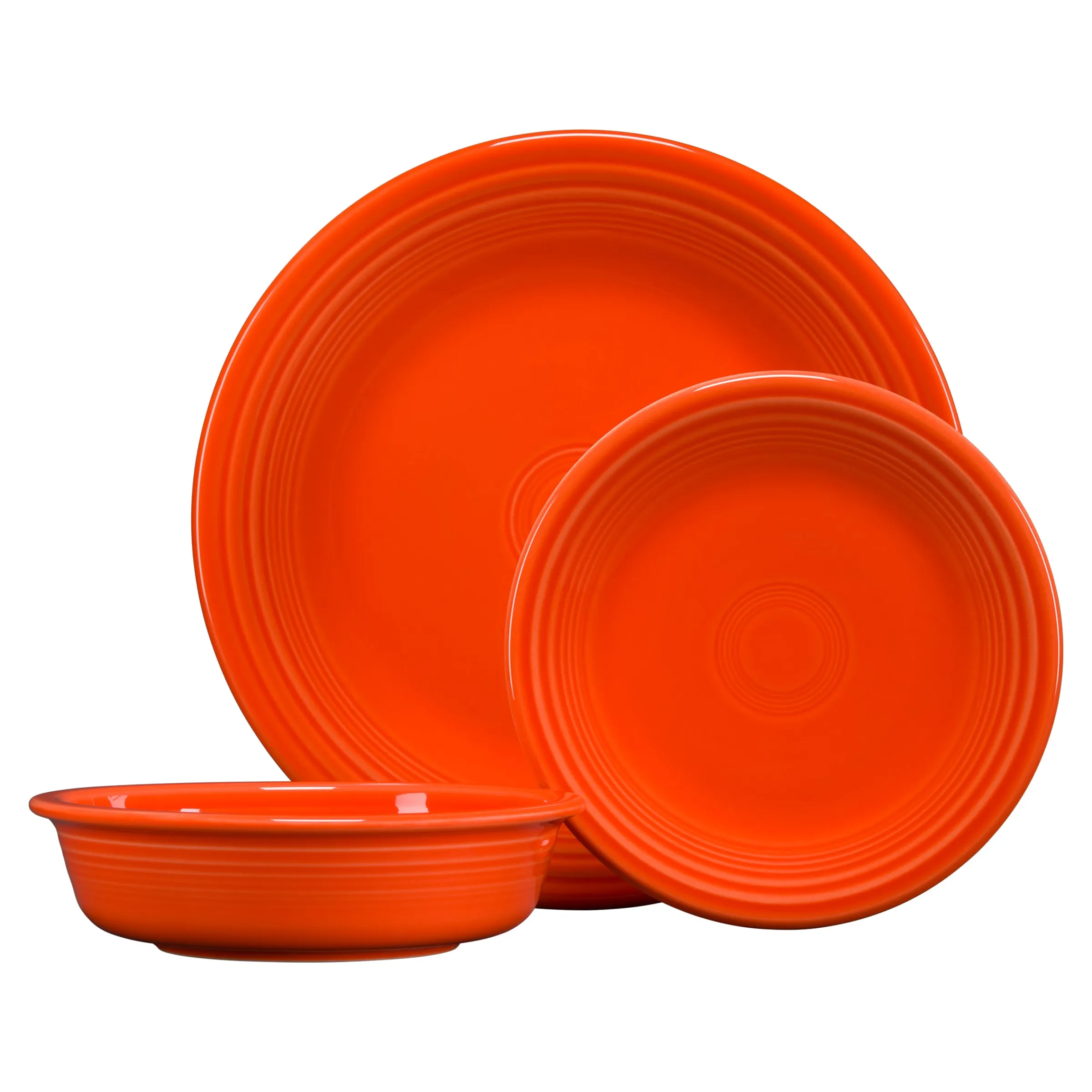 Classic Rim 3-Piece Place Setting, Service for 1|Fiesta Factory Direct Discount