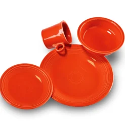 Classic Rim 4-Piece Place Setting, Service for 1|Fiesta Factory Direct Outlet