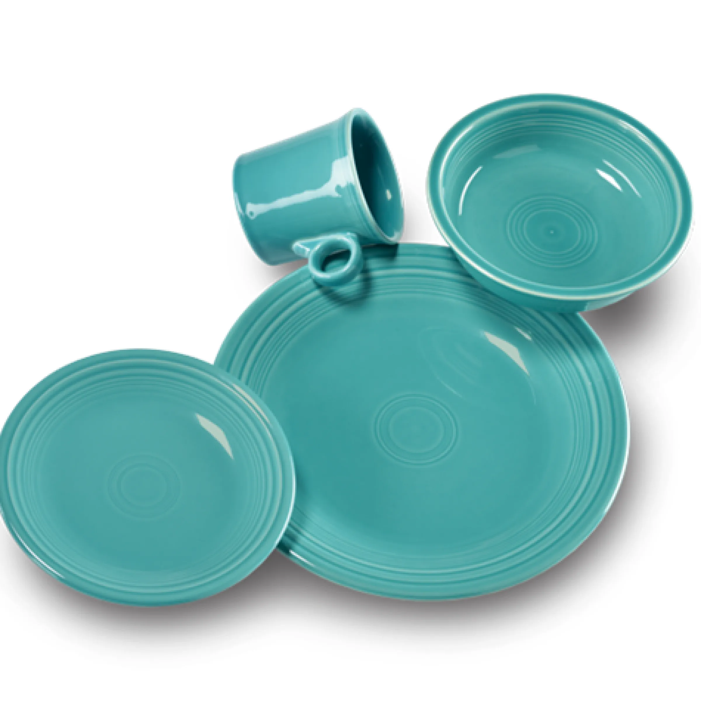 Classic Rim 4-Piece Place Setting, Service for 1|Fiesta Factory Direct Outlet