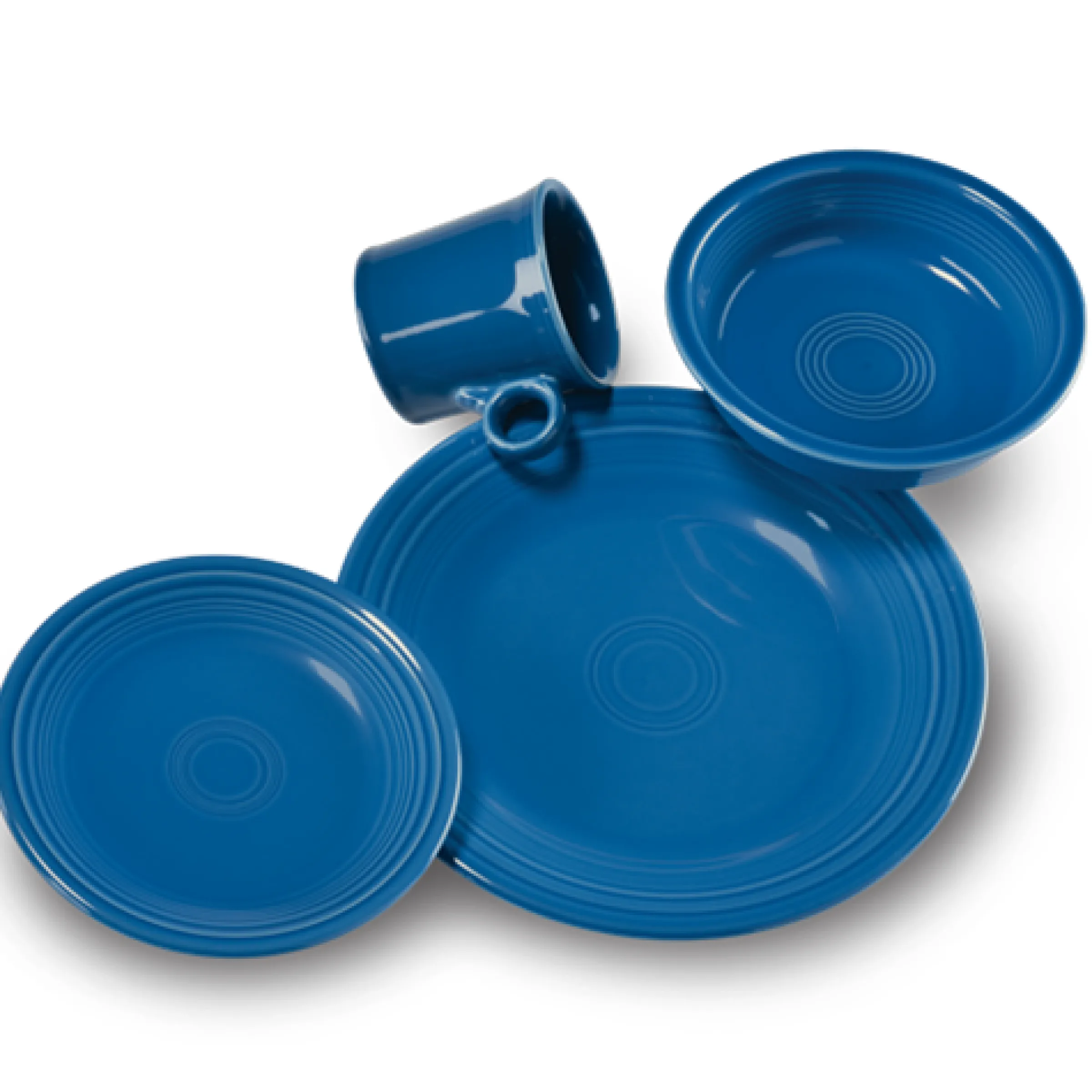 Classic Rim 4-Piece Place Setting, Service for 1|Fiesta Factory Direct Outlet