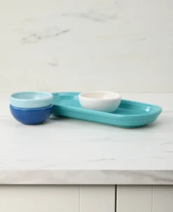Coastal Blues Mixed Colors 4-Piece Condiment Set|Fiesta Factory Direct Sale