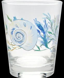 Coastal Shores 15 oz. Tapered Double Old Fashion Glass – Set of 4|Fiesta Factory Direct New
