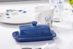 Extra Large Covered Butter Dish 8 1/8 Inch x 5 1/8 Inch|Fiesta Factory Direct Best