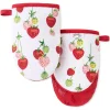 Falling Strawberries 4-Pack Oven Mitt Set|Fiesta Factory Direct Best