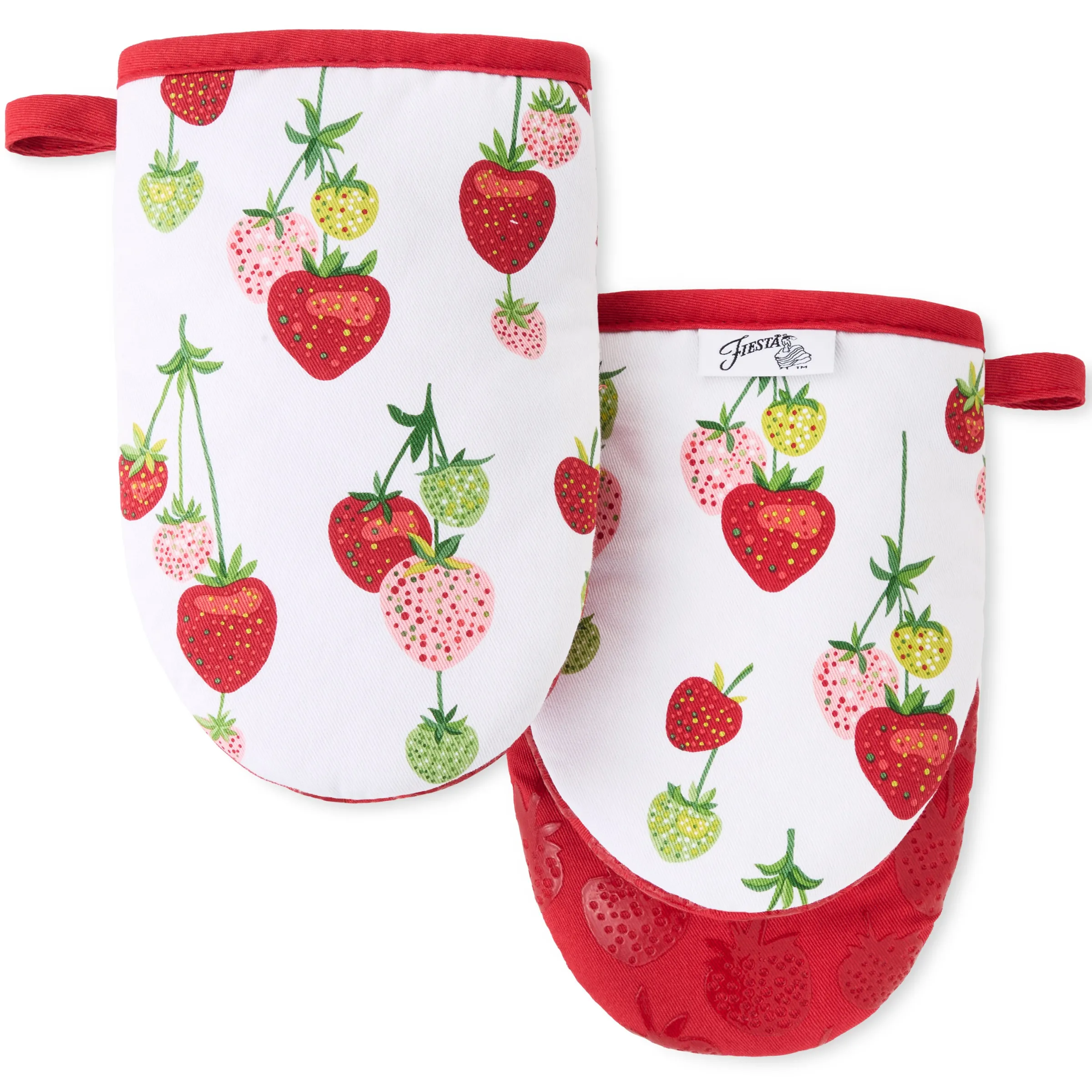 Falling Strawberries 4-Pack Oven Mitt Set|Fiesta Factory Direct Best