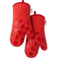 Falling Strawberries 4-Pack Oven Mitt Set|Fiesta Factory Direct Best