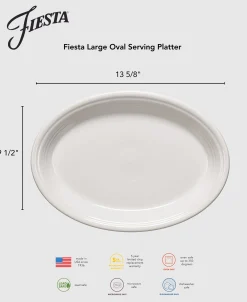 Fiesta 13 5/8 Inch Large Oval Serving Platter|Fiesta Factory Direct Hot