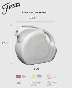 Fiesta 5 OZ Mini Disk Pitcher|Fiesta Factory Direct Discount