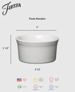 Fiesta 8 OZ Ramekin 4 Inch|Fiesta Factory Direct Clearance