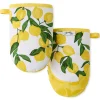 Fiesta Lemon Vine 4-Pack Oven Mitt Set|Fiesta Factory Direct Clearance