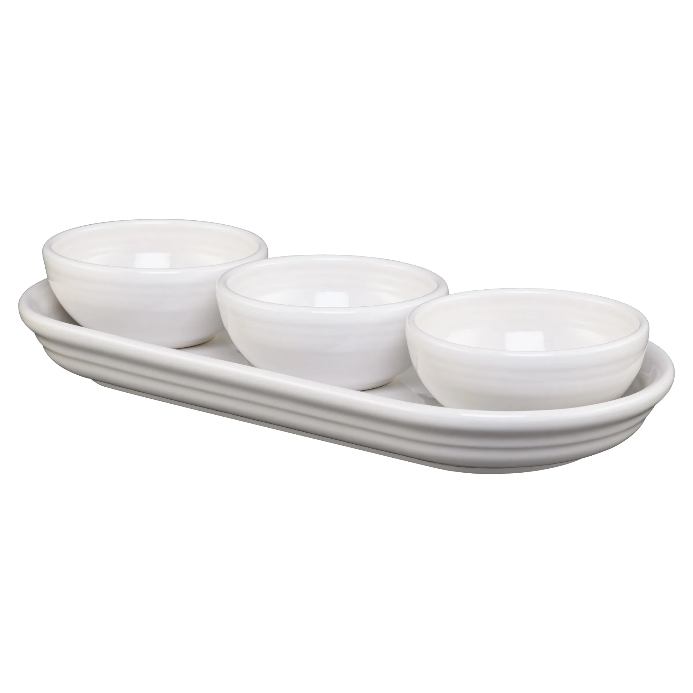 Fiesta 4-Piece Condiment Set White|Fiesta Factory Direct Sale