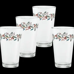 Holly Berry Christmas 16 oz. Cooler - Set of 4|Fiesta Factory Direct Sale