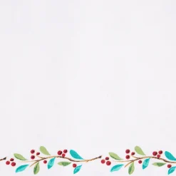 Holly Berry Christmas Border Napkin Set of 4|Fiesta Factory Direct Hot