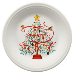 Holly Berry Christmas Tree Classic Rim 10 1/2 Inch Dinner Plate|Fiesta Factory Direct Discount