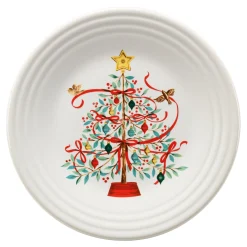 Holly Berry Christmas Tree Classic Rim 9 Inch Luncheon Plate|Fiesta Factory Direct Sale