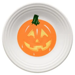 Jack-o-Lantern Pumpkin Classic Rim 9 Inch Luncheon Plate|Fiesta Factory Direct Best