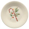 Jolly Christmas Candy Cane Classic Rim 9 Inch Luncheon Plate|Fiesta Factory Direct New