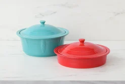 Large 10 Inch Round Covered Casserole 2.8 Quart|Fiesta Factory Direct