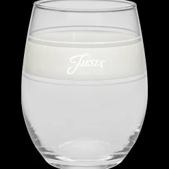 Linen 15 oz. Frame Stemless Glass – Set of 4|Fiesta Factory Direct