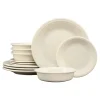 Linen Classic Rim 12-Piece Dinnerware Set, Service for 4|Fiesta Factory Direct Discount