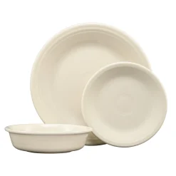 Linen Classic Rim 3-Piece Place Setting, Service for 1|Fiesta Factory Direct Outlet