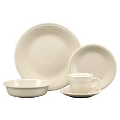 Linen Classic Rim 5-Piece Place Setting, Service for 1|Fiesta Factory Direct Sale